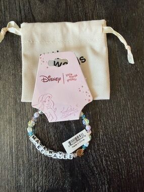 Disney Ariel 'Make Waves' Little Words Project Bracelet - Small